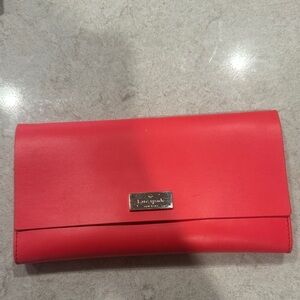 Kate Spade Vibrant Red Clutch
